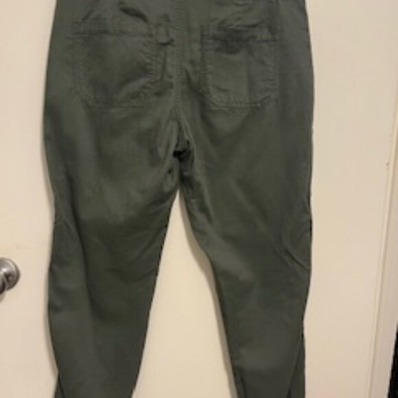 Olive Green Utility Jogger Pants - Picture 5 of 6